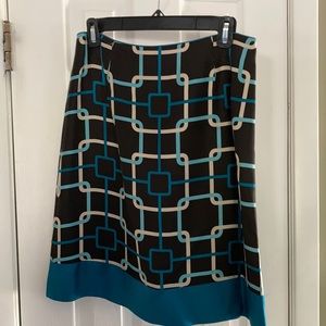 TALBOTS PURE SILK SKIRT SIZE 6P